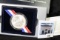 1997 National Law Enforcement Officers Memorial Gem BU Silver Dollar in original box with COA.