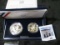 1994 World Cup USA 1994 Two-Coin Proof Set, original as issued with COA.