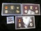 1983 S, 84 S, & 87 S U.S. Proof Sets, in original holders as issued.