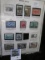 Pack with 4 pages of Older U.S. Stamps. 1958-60. (47 total stamps). Some Mint.