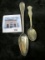 Pair of vintage spoons - one marked CHALFONTE 1908