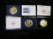 3 1972 Bicentennial Medals featuring George Washington in original packaging with paperwork