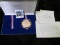 Franklin Mint Bicentennial Medal, Bronze, in original box with paperwork, silver medal not present