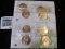 2 sets of First Spouse Bronze medals, 2011 & 2012 in original packaging