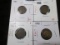 Group of 4 Indian Head Cents, 1883 G, 1885 G, 1886 T1 G, 1888 G, group value $22+