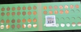 1948 D-65P Set of Lincoln Cents in a green Popular Album, several BU.