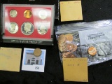 Nice group of old Wheat Cents including some nice high grades; & 1980 S U.S. Proof Set, original as