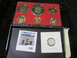 1913 P Barber Dime, whizzed but hih grade; & 1974 S U.S. Proof Set, original as issued.