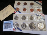 1941 & 1942 World War II Lincoln Cents in a Littleton Stamp & Coin Company envelope; & a private iss