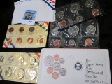 Private issued 1982 P & D U.S. Mint set with all seven varieties of Lincoln Cents, some toning on th