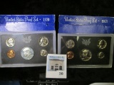 1970 S & 71 S U.S. Proof Sets, both original as issued.