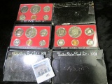 1973 S, 74 S, & 75 S U.S. Proof Sets, all in original cases.