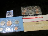 1983 Denver Mint Souvenir Set in original envelope & 1986 S U.S. Mint Set in original envelope as is