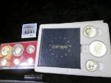 1976 S U.S. Proof Set & a 1976 S Three-piece U.S. Silver Proof Set, as issued.