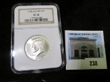 1998 S Silver Kennedy Half Dollar NGC slabbed SP70.