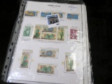 Four pages containing 63 total stamps, 37 are Mint condition. 1981.