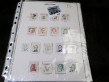 Four pages containing 56 total stamps, 55 are Mint condition. 1980-85.
