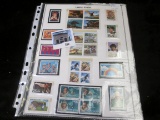 Four pages containing 53 total stamps, 48 are Mint condition. 1988-89.