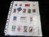 Four pages containing 60 total stamps, 58 are Mint condition. 1986-1987.