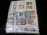 Four pages containing 63 total stamps, 42 are Mint condition.