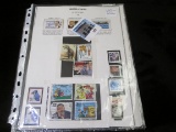 Four pages containing 77 total stamps, 24 are Mint condition.