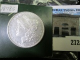 1878 S Morgan Silver Dollar, concave Breasted Eagle. A nice high grade.