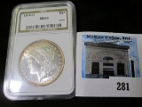 1904 O Morgan Silver Dollar, NGS slabbed MS66.