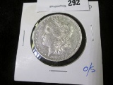 1882 O/S Morgan Silver Dollar, EF