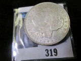1921 P Morgan Silver Dollar, high grade.