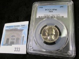 1966 P Washington Quarter slabbed PCGS SP66 SMS.