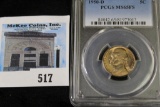 1950 D Jefferson Nickel slabbed “PCGS MS65FS”