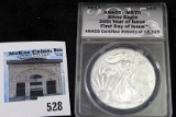 2015 American Eagle Silver Dollar slabbed “ANACS – MS70 30th Year of Issue First Year of Issue ANACS
