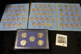 1940-57 Partial Set of Jefferson Nicklels in a blue Whitman folder & a 1999 Five-piece set of Stateh