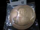 Oliver Hazard Perry U.S. 1818 high relief Bronze Medal, Issued by Congress of the United States, 2 9