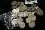 (35) Old Buffalo Nickels, unsorted for date or grade by us.