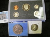1983 S U.S. Proof Set, original as issued; 1886-1986 Statue of Liberty Medal made from actual Statue