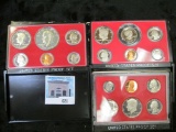 1975 S, 79 S, & 81 S U.S. Proof Sets, in original holders as issued.