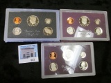 1983 S, 84 S, & 87 S U.S. Proof Sets, in original holders as issued.