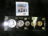 1959 U.S. Proof Set in a black Capital holder with gold lettering.