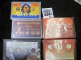 The No Motto Collection four-piece set Buffalo & Liberty Nickel, Barber Dime & Indian Cent; Three Ra