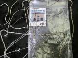 Group of seven (7) sterling necklaces, all are 18 inches, includes box link, rope, and serpentine li