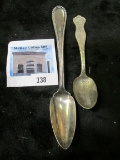 Pair of vintage spoons - one marked CHALFONTE 1908