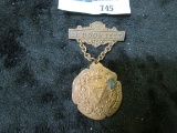 Antique Athletic Medal - YMCA Indoor Test - 