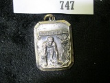 Antique Athletic Medal - Armory Athletic Meet with a crouching runner, 'Relay 