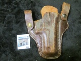 Alessi leather holster, fits semi-auto pistol