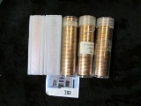 Group of five (5) 50 count BU Lincoln cent rolls, 1959-D, 1963-D, 1964-P, 1965 & 1966