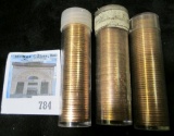 Group of three (3) 50 count BU Lincoln cent rolls, 1969-S, 1970-S & 1972-S