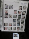 Pack with 4 pages containing 97 U.S. Stamps, face value of Mint is $8.03.