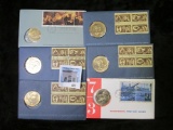 6 mixed Bicentennial Medals in First Day of Issue postmarked envelopes