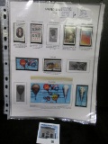 Pack with 4 pages containing 47 U.S. Stamps, face value of Mint is $.98.